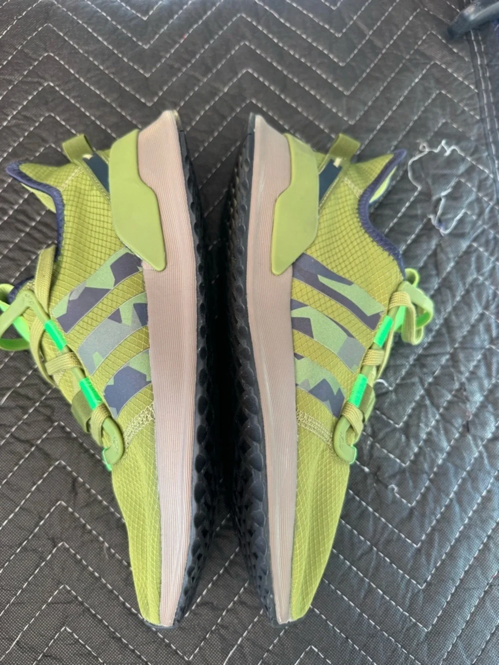 adidas U path  run men’s shoes green size 8.5